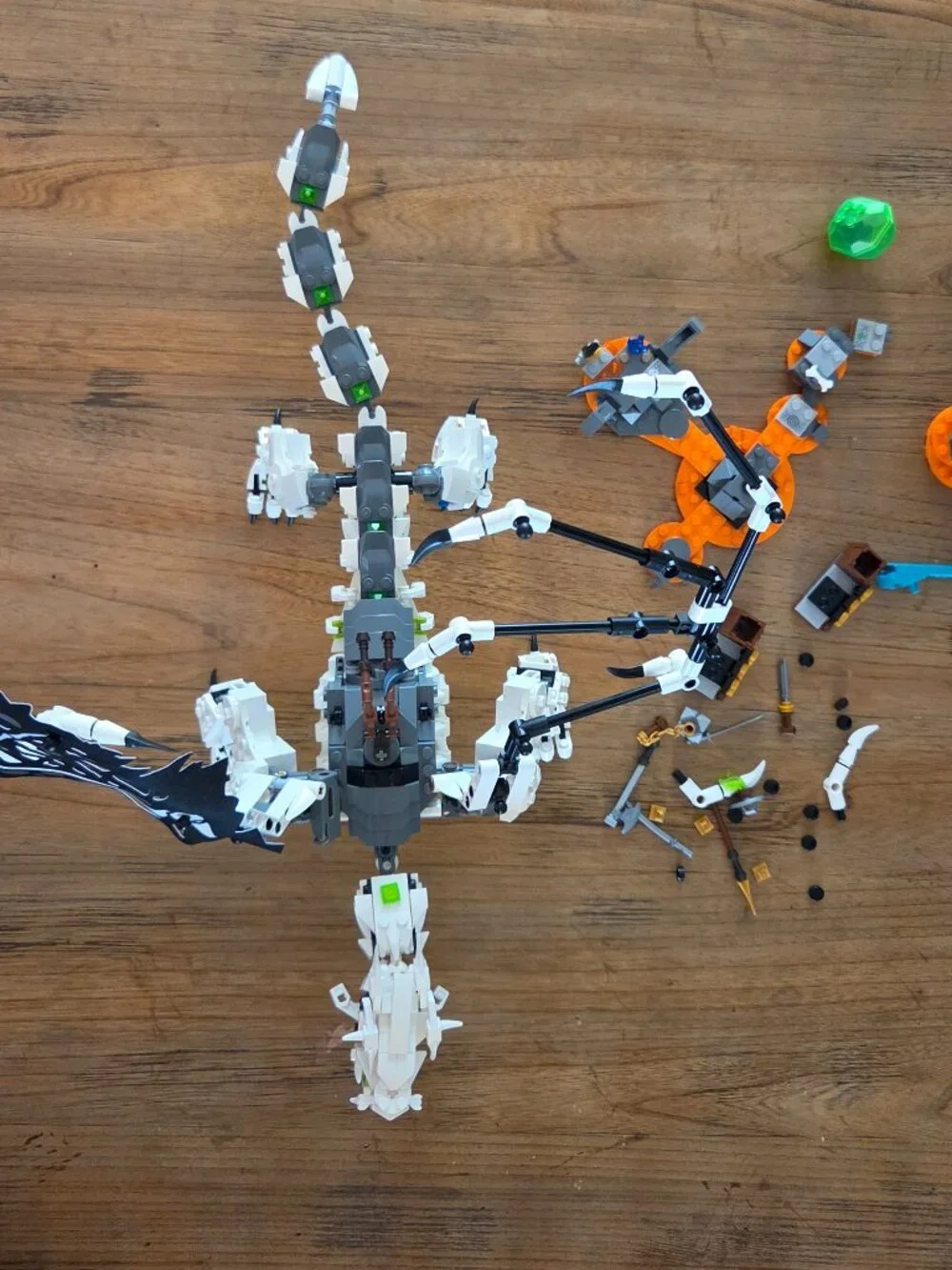 LEGO 71721 Skull Sorcerer's Dragon Ninjago Incomplete